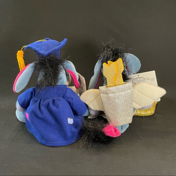 The Disney Store Mini Bean Bag Plush Winnie the Pooh Bundle